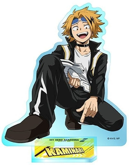 Denki Kaminari Acrylic Stand - My Hero Academia Acrylic Figure Stand by Ensky - Approx. 150 x 99 x 40 mm, No. 6