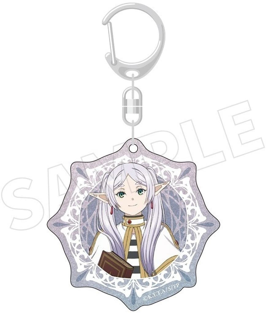 A. Frieren Glitter Acrylic Keychain - Frieren: Beyond Journey's End