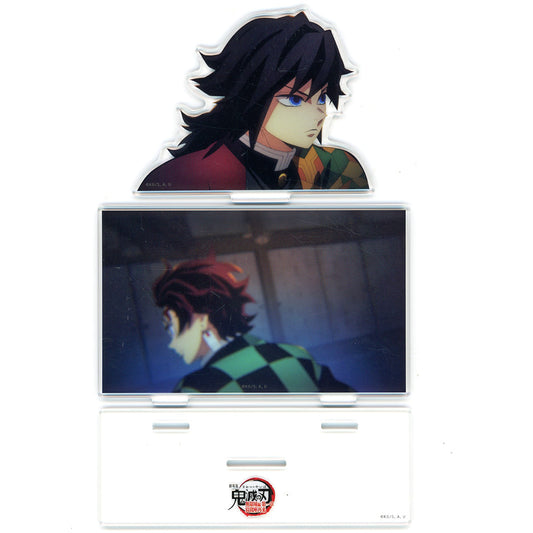 Giyu Tomioka Acrylic Stand - Demon Slayer: Kimetsu no Yaiba Finale Period Scene Photo (Approx. 132 x 114 mm) ufotable Cafe Collaboration - Pre-owned