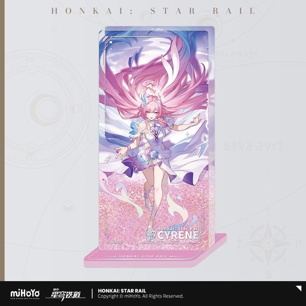 Cyrene Standing Art Series Glitter Acrylic Block - Honkai: Star Rail