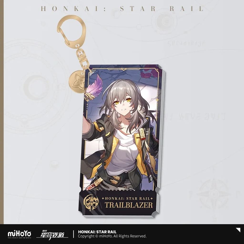 Honkai: Star Rail Female Trailblazer Acrylic Strap