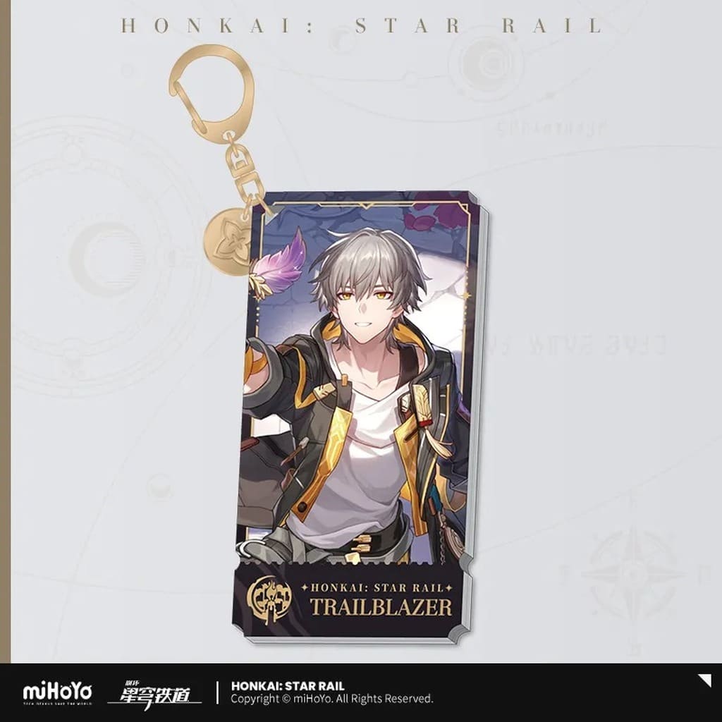 Honkai: Star Rail Male Trailblazer Acrylic Strap