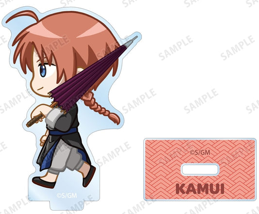 Kamui Trading Chibitoko Acrylic Stand (ARMA BIANCA) - Gintama: Shin Gekijoban Yoshiwara Daienjou - Approx. 70 x 50 mm - Pre-owned