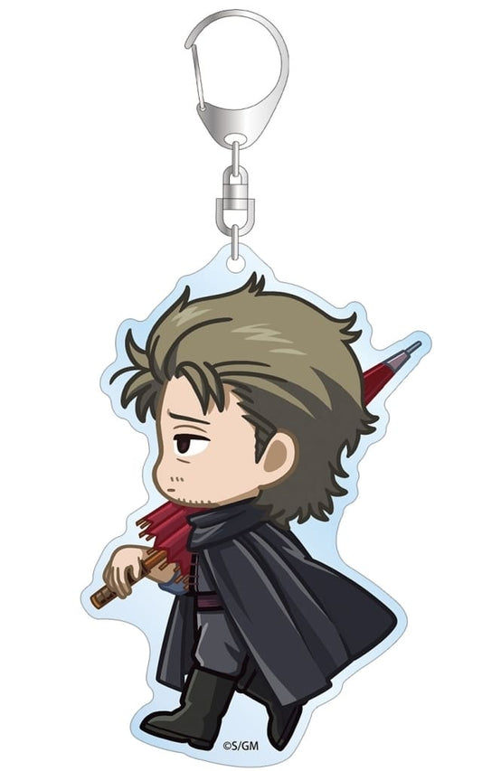 Abuto Chibitoko BIG Acrylic Keychain - Gintama Movie: The Final Chapter - Yoshiwara Great Fire (Approx. 95 x 64 mm, ARMA BIANCA)