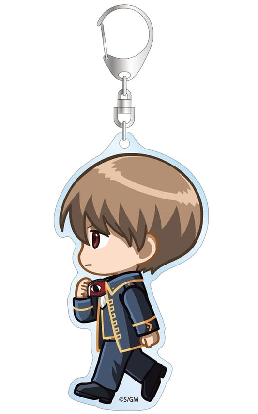 Sougo Okita BIG Chibito Acrylic Keychain - Gintama - Approx. 93 x 52 mm (Pre-owned, ARMA BIANCA)