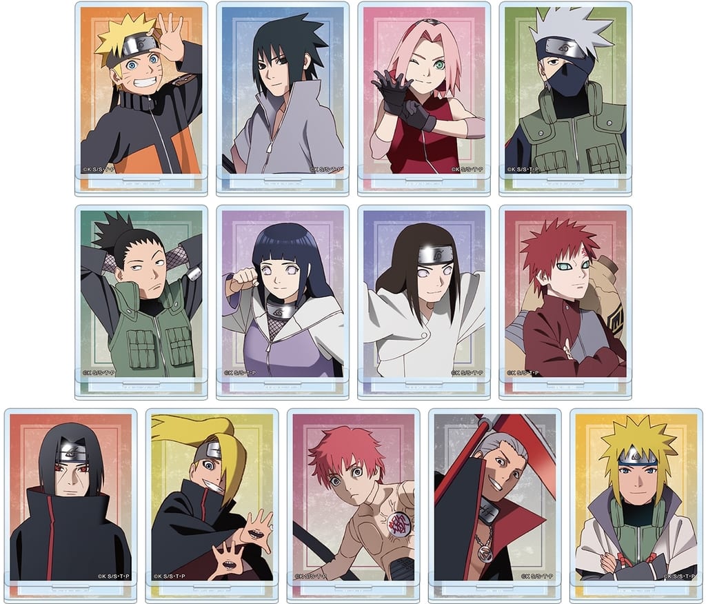 NARUTO: Shippuden Trading Acrylic Stand Full 13-Type Set - Naruto Shippuden