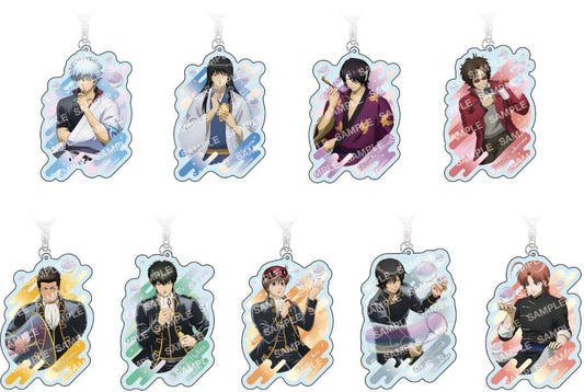 Gintama Acrylic Keyholder Collection "Shabondama" Complete 9-Piece Set - POMMOP (Showa Note)