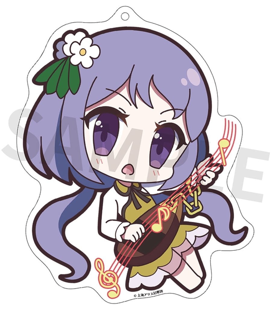 Benben Tsukumo Acrylic Keychain - Yurutto Touhou (Touhou Project) by Izanagi - 90×90mm (Pre-owned)