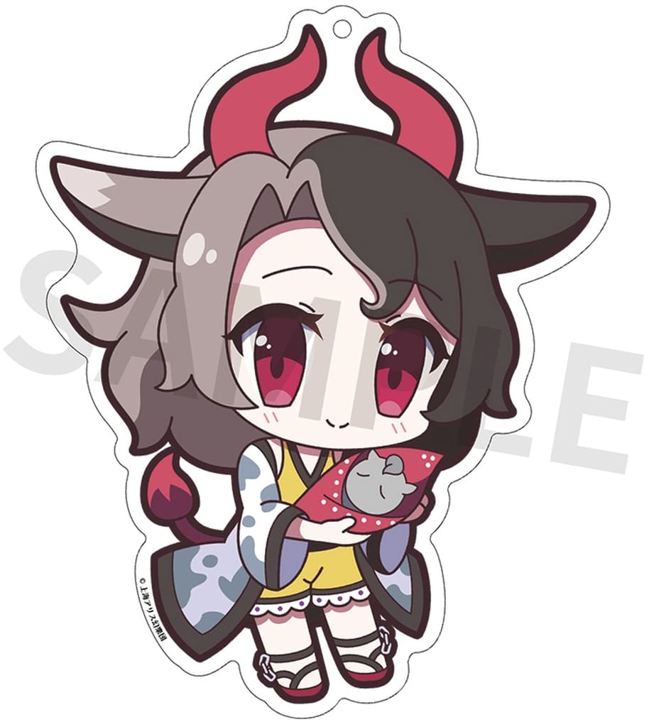 Urumi Ushizaki Acrylic Keychain - Touhou Project 'Yurutto Touhou' Acrylic Charm (Approx. 9cm / Pre-owned, Izanagi)