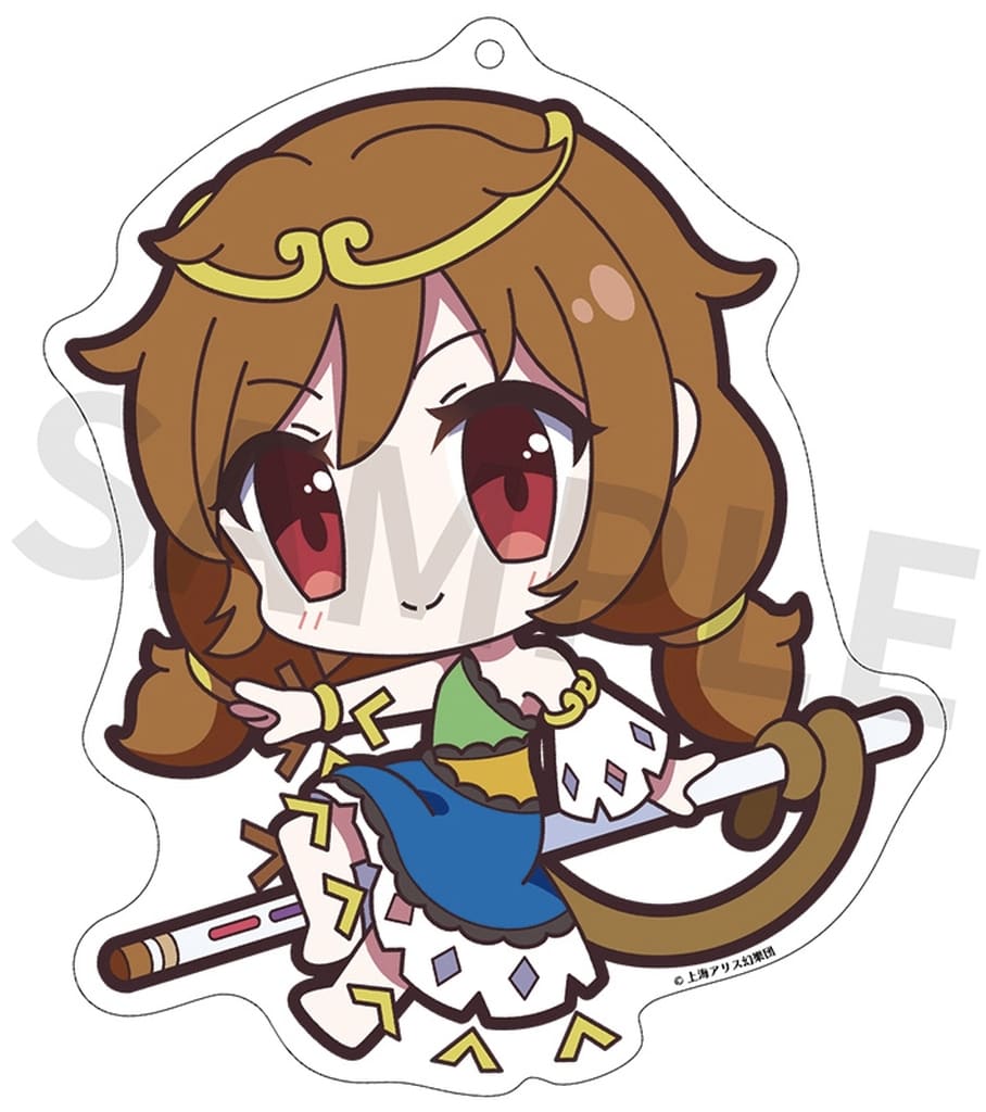 Son Miten Acrylic Keychain - Touhou Project "Yurutto Touhou" Series - Izanagi 90×90mm (Pre-owned)
