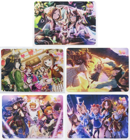 Umamusume Pretty Derby Ichiban Kuji 13th — E Prize Desk Mat Full 5-Design Set (A3) — BANDAI SPIRITS