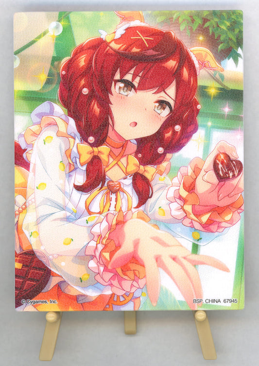 Nice Nature Mini Plate with Easel - Ichiban Kuji Umamusume Pretty Derby 13th G Prize (Approx. 6.5cm) BANDAI SPIRITS