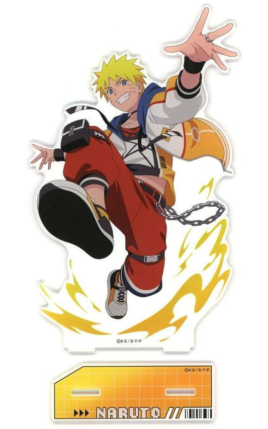 Naruto Uzumaki BIG Parkour Acrylic Stand - Naruto Shippuden AnimeJapan 2026 Goods (Kamio Japan) - Approx. 240 x 180 x 3 mm - Pre-owned