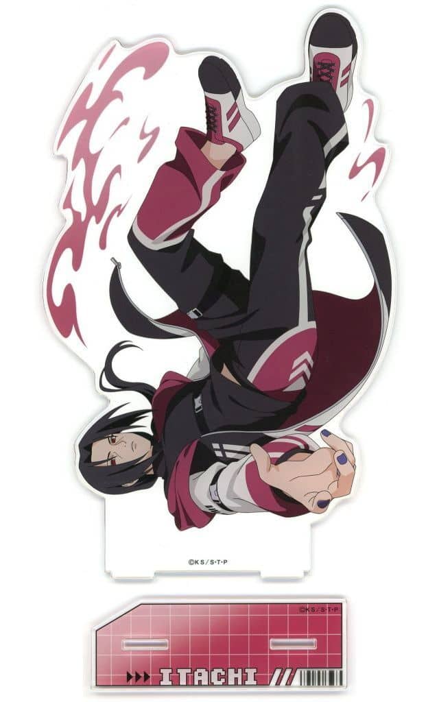 Itachi Uchiha BIG Parkour Acrylic Stand - Naruto Shippuden AnimeJapan 2026 Goods (Kamio Japan, Approx. 240 x 180 x 3 mm, Pre-owned)