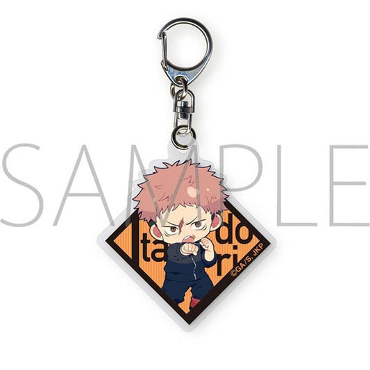 Yuji Itadori Acrylic Keychain - Jujutsu Kaisen Season 3 - Movic Official Acrylic Keyholder Approx. 6 cm (Pre-owned)