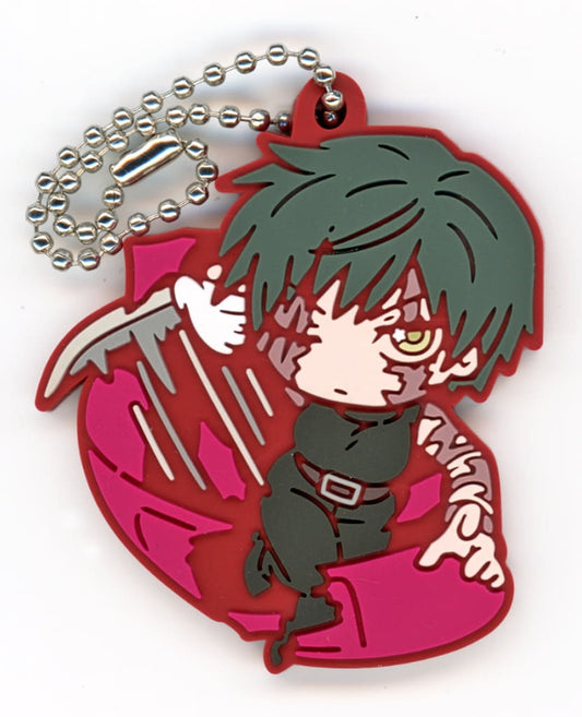 Maki Zenin Rubber Mascot Keychain - Jujutsu Kaisen Character Banchoukou Rubber Mascot - The Culling Game - Stand Stones (Approx. 54 mm)