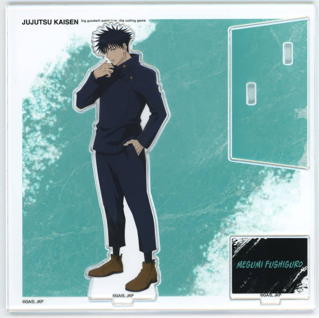 Megumi Fushiguro Acrylic Standing Desk Stand (Standing Pose Ver.) - Jujutsu Kaisen POP UP Exhibition baseyard tokyo - Pre-owned Approx. 15 x 15 cm