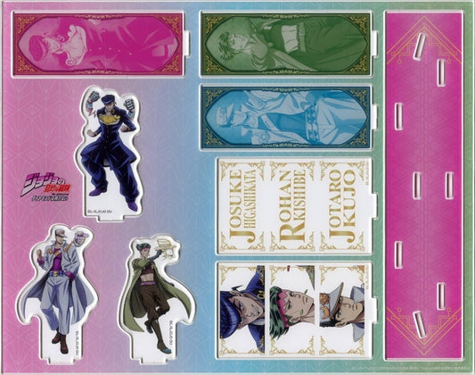 JoJo's Bizarre Adventure Group Illustrated Acrylic Diorama AM2026 - Acrylic Stand (Medicos Entertainment) Approx. 230 mm - Pre-owned