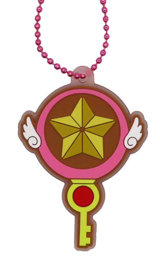 Star Wand Rubber Charm (Rubber Collection) H Prize - Cardcaptor Sakura: Clear Card - Bandai Spirits - Pre-owned Approx. 5 cm