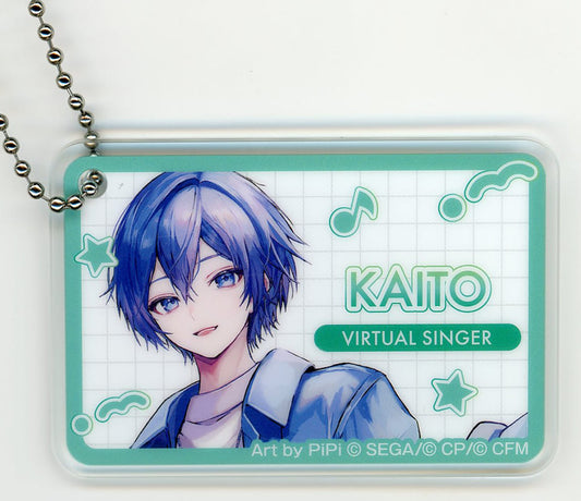 KAITO Acrylic Keychain - Project SEKAI COLORFUL STAGE! feat. Hatsune Miku Lawson Collaboration (Approx. 46 x 70 mm) - Pre-owned