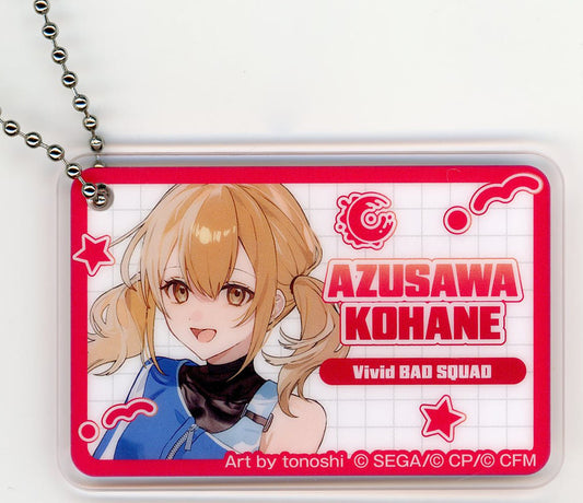 Kohane Azusawa Acrylic Keychain - Project SEKAI COLORFUL STAGE! feat. Hatsune Miku × Lawson - Approx. 46 x 70 mm (Pre-owned)