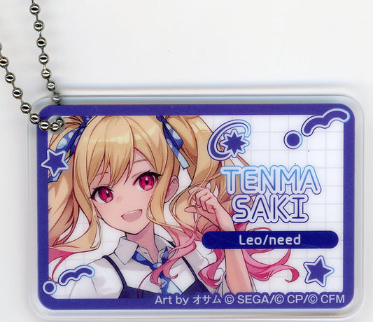 Saki Tenma Acrylic Keychain - Project SEKAI COLORFUL STAGE! feat. Hatsune Miku × Lawson Collaboration (Approx. 46 x 70 mm) - Pre-owned