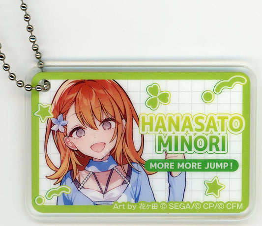 Minori Hanasato Acrylic Keychain - Project SEKAI COLORFUL STAGE! feat. Hatsune Miku × Lawson Collaboration - Approx. 46 x 70 mm (Pre-owned)
