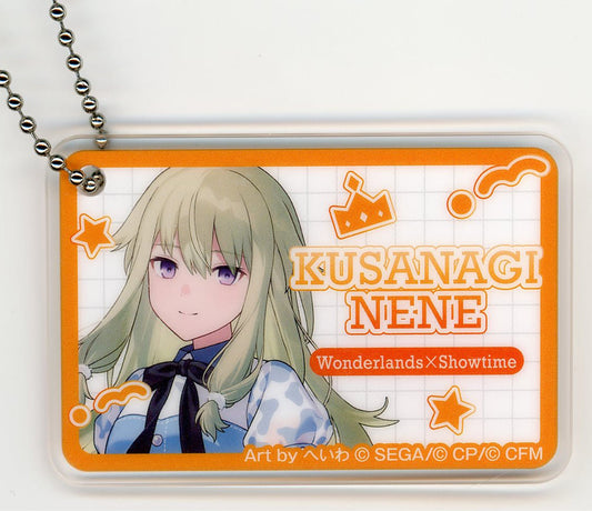 Nene Kusanagi Acrylic Keychain - Project SEKAI COLORFUL STAGE! feat. Hatsune Miku × Lawson (Approx. 46 x 70 mm, Pre-owned)