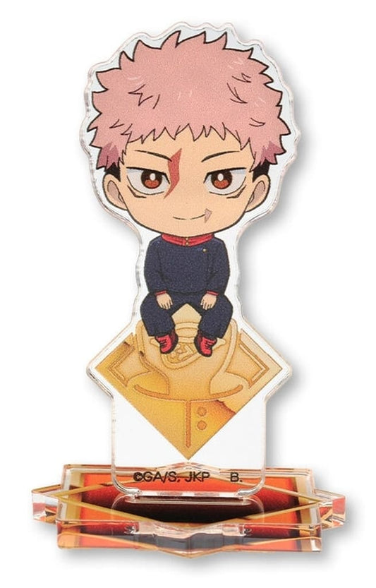 Yuji Itadori Acrylic Mini Chokon to Nokkari Stand - Jujutsu Kaisen: The Culling Game (Approx. 23 x 52 mm) Bandai - Pre-owned