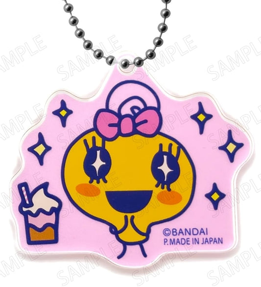 Memetchi B Tamagotchi Welcome Burger Acrylic Keychain