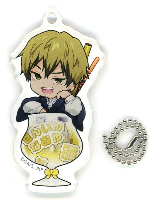 Naoya Zenin Acrylic Keychain - Marukuji 'Chapon!' TV Anime Jujutsu Kaisen: The Culling Game (Approx. 43 x 68 mm) - Team Entertainment (Pre-owned)