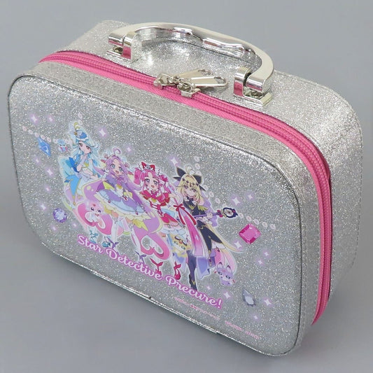 Detective Pretty Cure! Silver Sparkle Trunk Case (Banpresto) - Pre-owned, Approx. 13 cm (Width 20 cm)