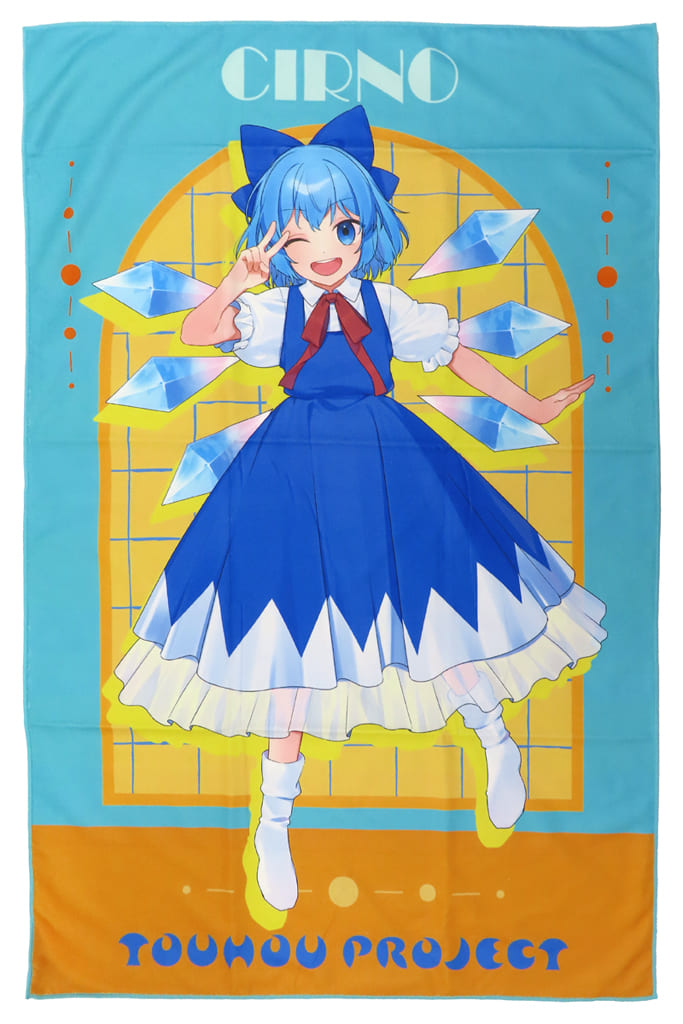 Cirno Large Towel Blanket Vol.2 - Eikoh Official Touhou Project Bath/Beach Towel Sheet 120×80cm (Pre-owned)