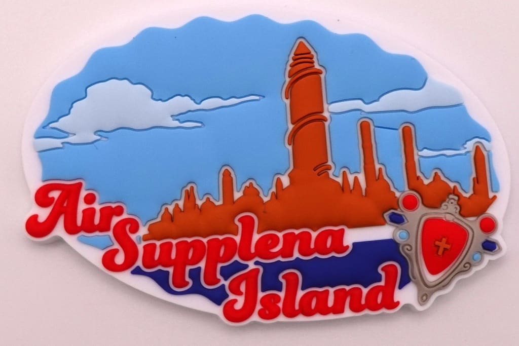 Air Supplena Island Travel Rubber Magnet J Prize from JoJo's Bizarre Adventure: The Gathering of STARS by BANDAI SPIRITS, Approx. 6 cm