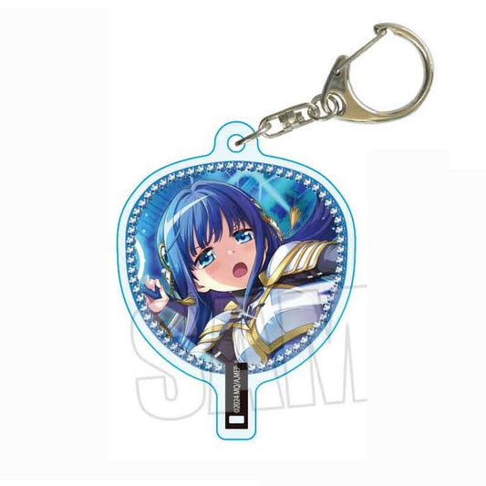Yachiyo Nanami Acrylic Uchiwa Keychain - Puella Magi Madoka Magica Magia Exedra - Belhouse - Approx. 48 x 56 mm (Pre-owned)
