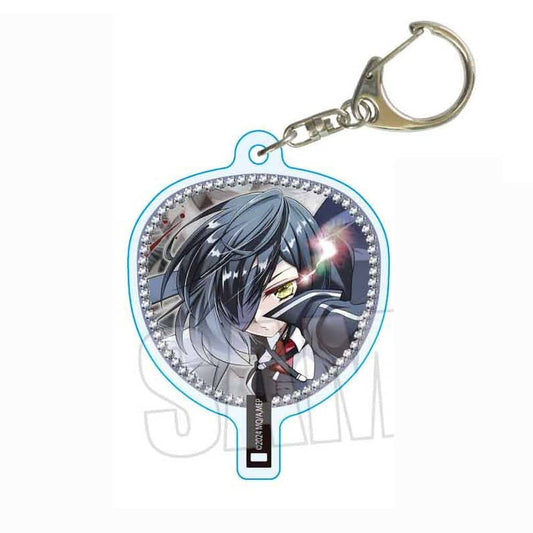 Kirika Kure Uchiwa Acrylic Keychain - Puella Magi Madoka Magica Magia Exedra Double-Sided Acrylic Keychain Approx. 48 x 56 mm by Bellhouse (Pre-owned)