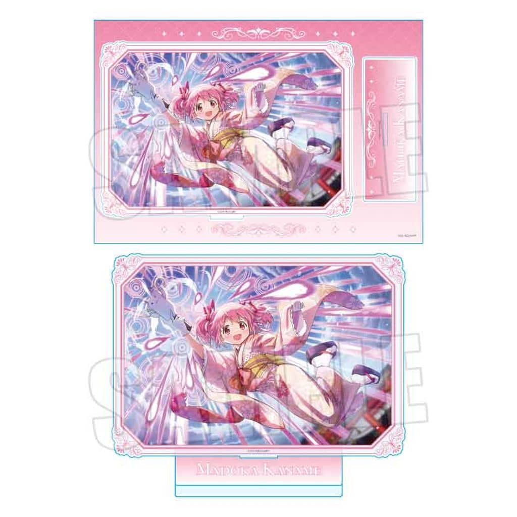 Madoka Kaname MEGA Acrylic Stand - Puella Magi Madoka Magica: Magia Exedra (BelHouse) Approx. 250 x 170 mm - Pre-owned