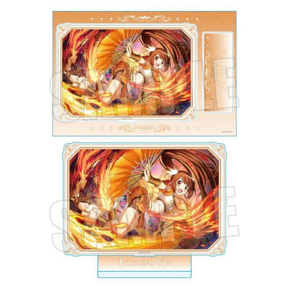 Tsuruno Yui MEGA Acrylic Stand - Puella Magi Madoka Magica Magia Exedra (Approx. 250 x 170 mm) - Belhouse - Pre-owned
