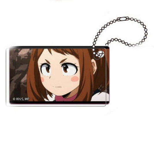 Ochaco Uraraka Acrylic Keychain - My Hero Academia Acrylic Keyholder Collection Vol.3 (Movic) - Approx. 4.5 x 2.6 cm - Pre-owned