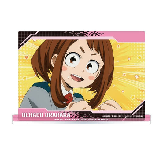 Ochaco Uraraka Acrylic Stand Panel with Base - My Hero Academia Vol.1 (Movic, Approx. 12 x 17 cm)