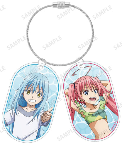 Rimuru Tempest & Milim Nava 2-Link Wire BIG Acrylic Keychain