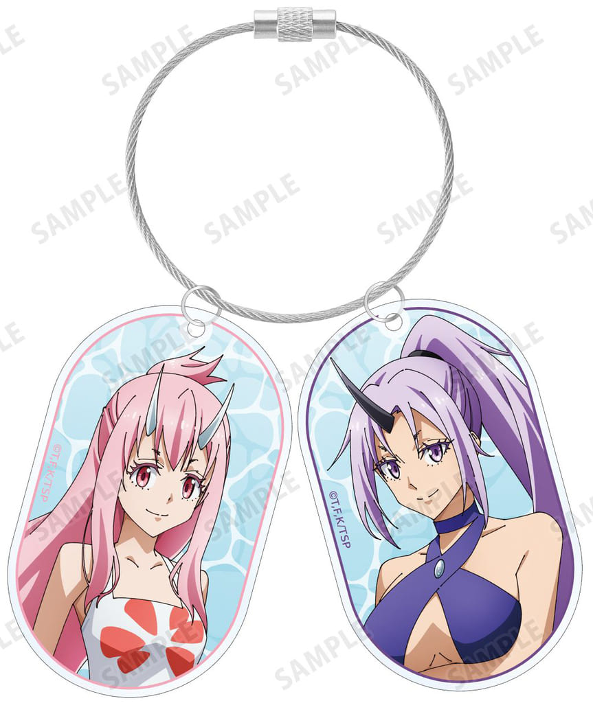 Shuna & Shion 2-Chain Wire Big Acrylic Keychain