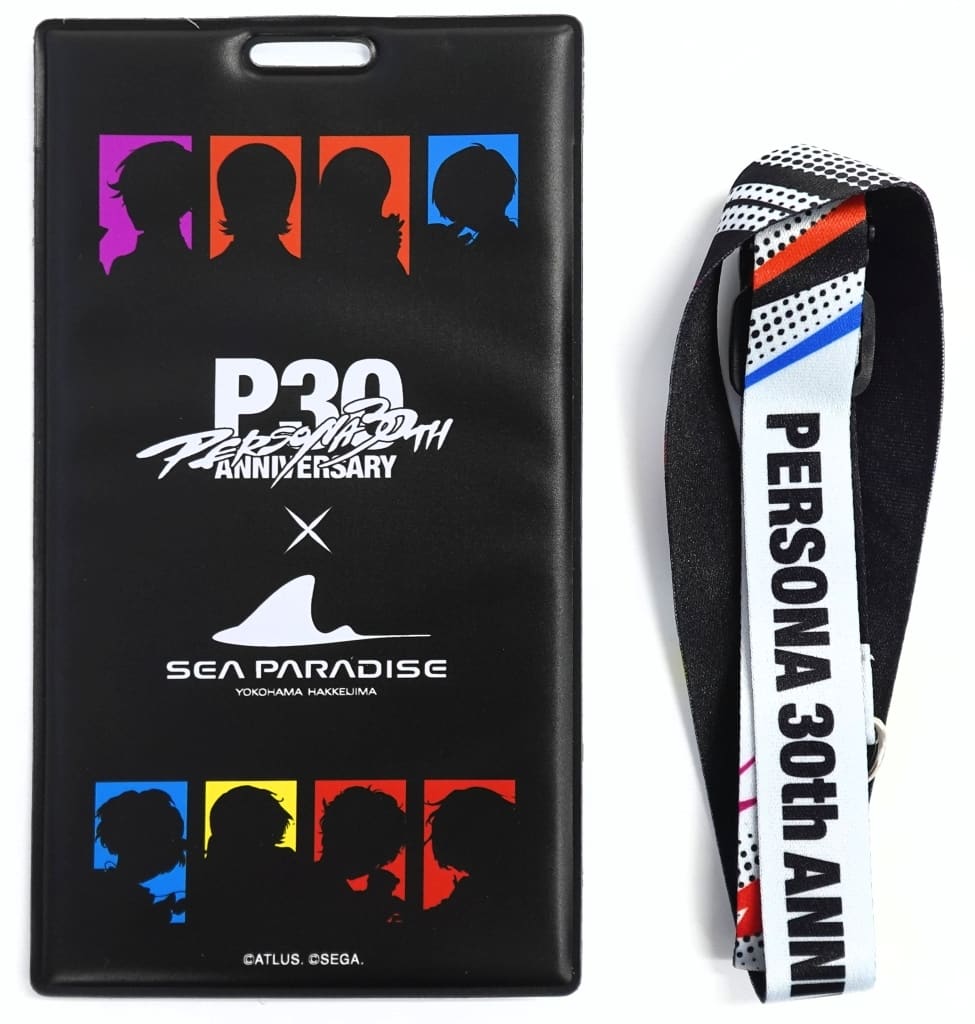 Persona 30th Anniversary Ticket Holder Neck Strap