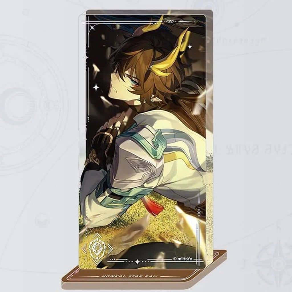 Across Mountains and Rivers Light Cone Series Glitter Acrylic Stand