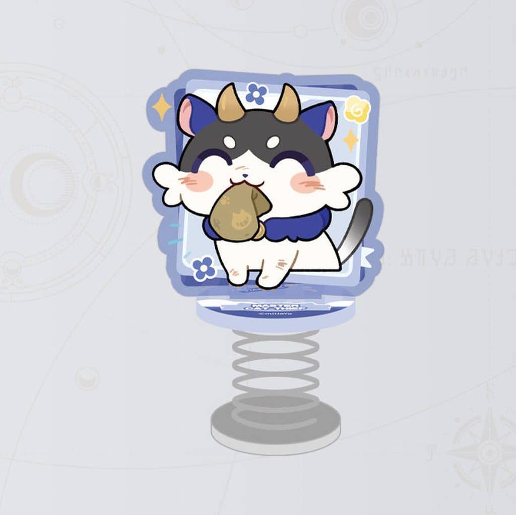 Kitty Thief Pam's Exhibition Room Swaying Acrylic Stand - Honkai: Star Rail