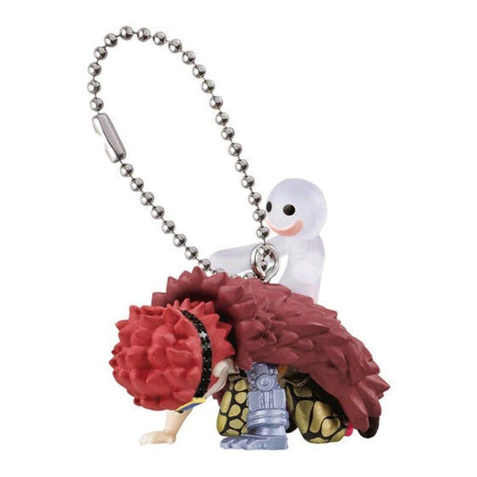 Eustass Kid Keychain - From TV Animation One Piece Negative Swing 3 (Bandai) Approx. 3.5 cm - Pre-owned