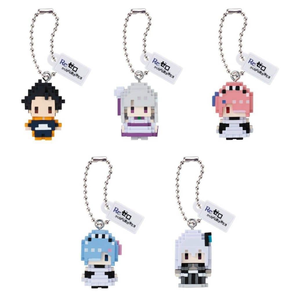 Re:ZERO -Starting Life in Another World- Dot Figure Charm Set
