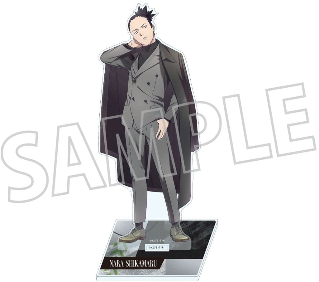 Shikamaru Nara Formal Suit Acrylic Stand - Naruto Shippuden - Movic - Approx. 18 cm (Full Color Acrylic)