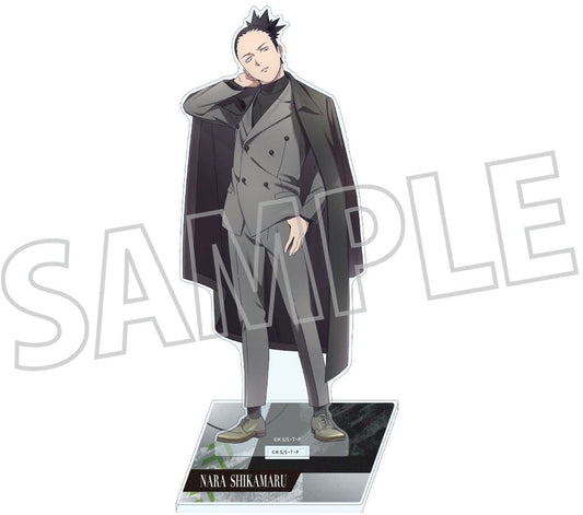 Shikamaru Nara Formal Suit Acrylic Stand - Naruto Shippuden - Movic - Approx. 18 cm (Full Color Acrylic)