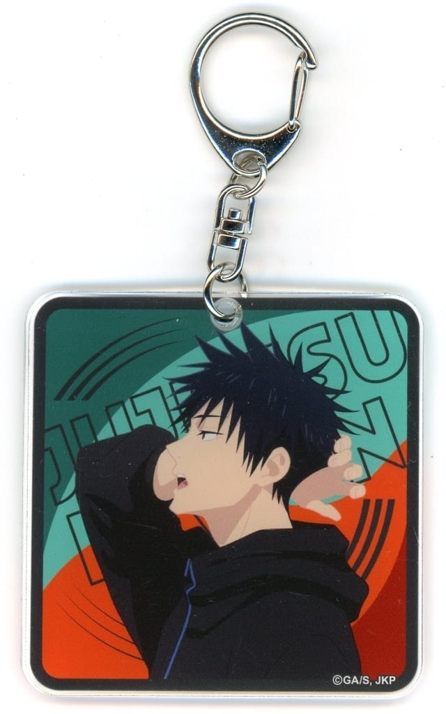 Megumi Fushiguro Acrylic Keychain - Jujutsu Kaisen 5th Anniversary Visual Vol.3 (Approx. 67 x 67 mm, Toho, Pre-owned)